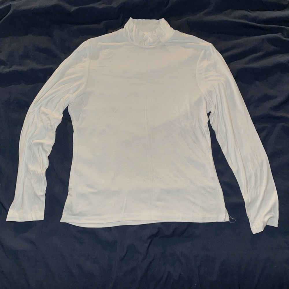 SHEIN White Long Sleeve Top